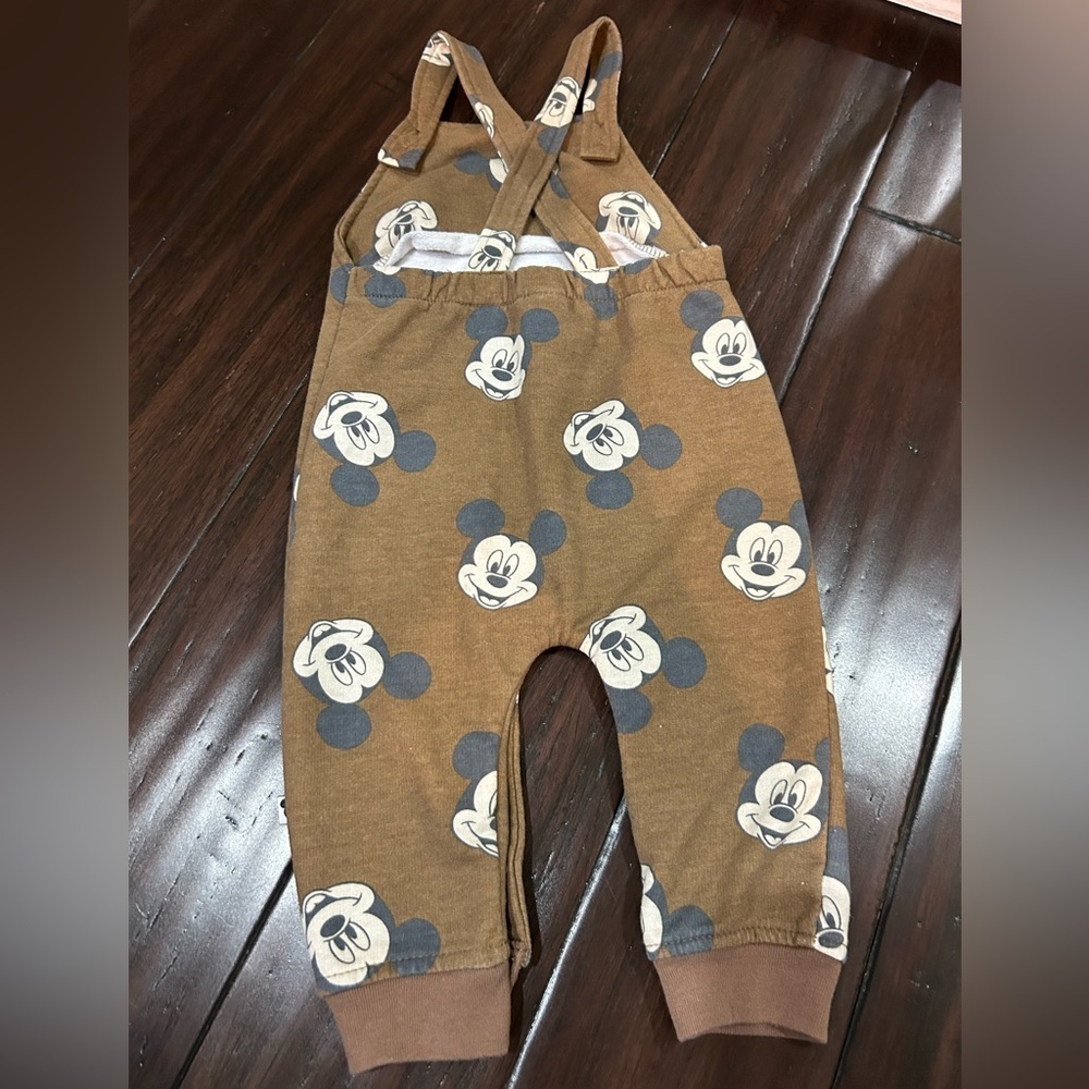 Disney Baby Overall Mickey Mouse Brown 18 months - Picture 4 of 8